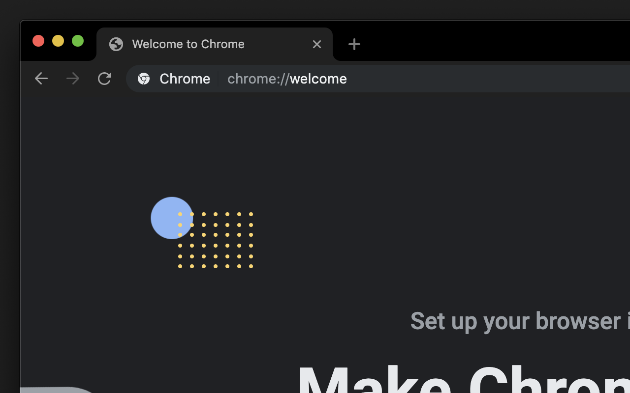 Dark Chrome Screenshot