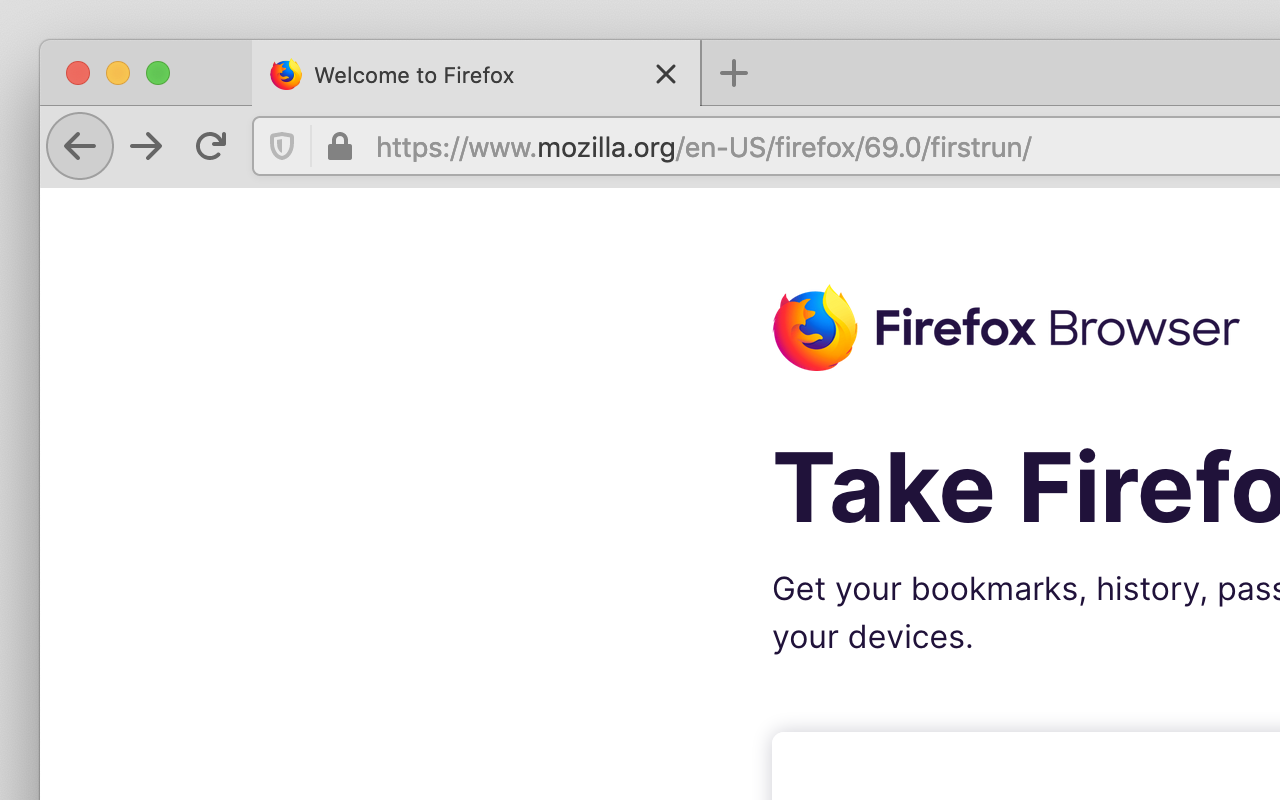 Light Firefox Screenshot